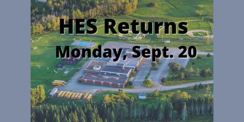 HES Returns Monday Sept 20