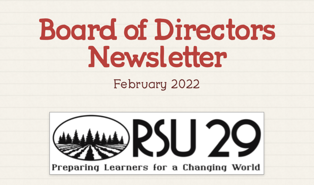 Board of Directors Newsletter