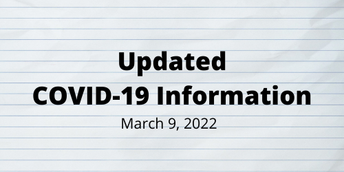 Updated COVID-19 Information